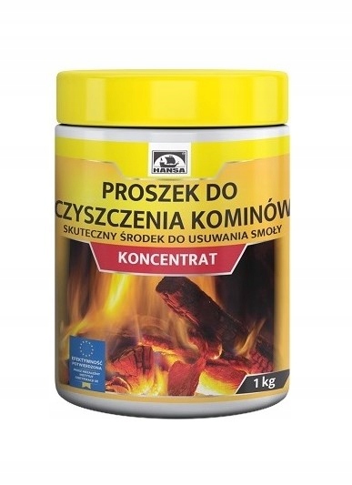 HANSA odstraňovač sadzí a dechtu 1 kg – čistič komína a kotla